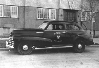 Vieille automobile de la police municipale de Kapuskasing